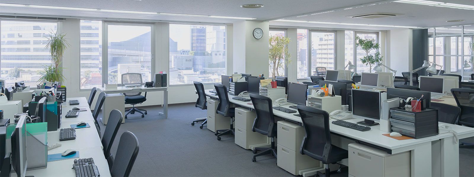 Clean and safe office building