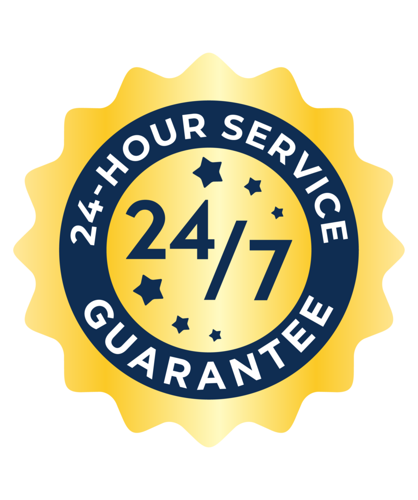 24/7 Service Guarantee Badge