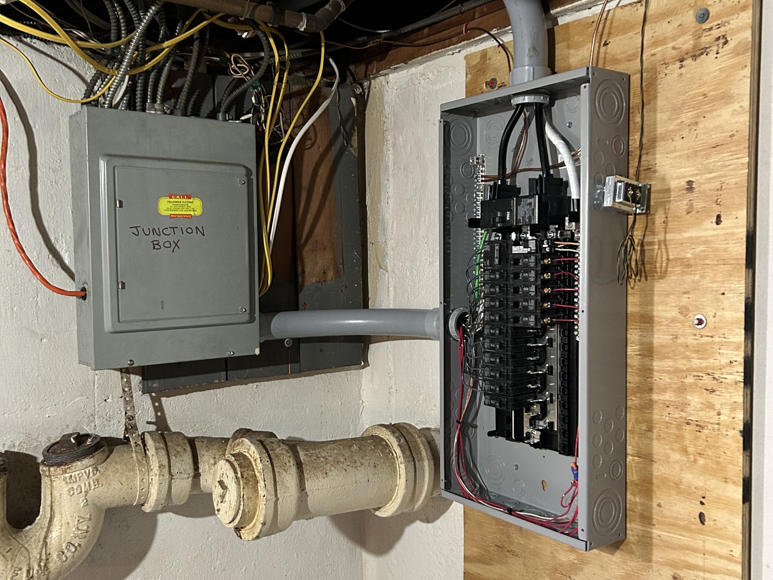 Spring power surges can affect an electrical panel like the one pictured