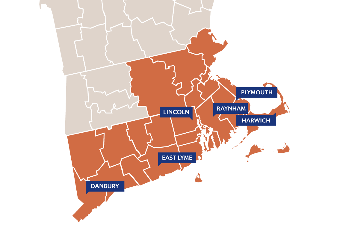 GEM 2026 Service Area Map