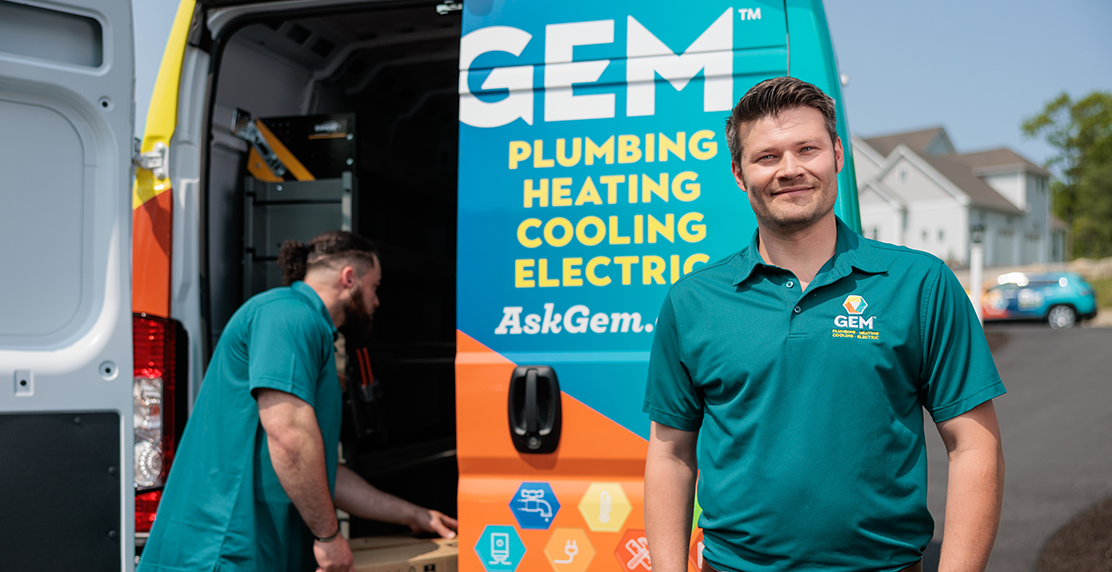 GEM Plumbing Heating Cooling u0026 Electrical branded technician portrait